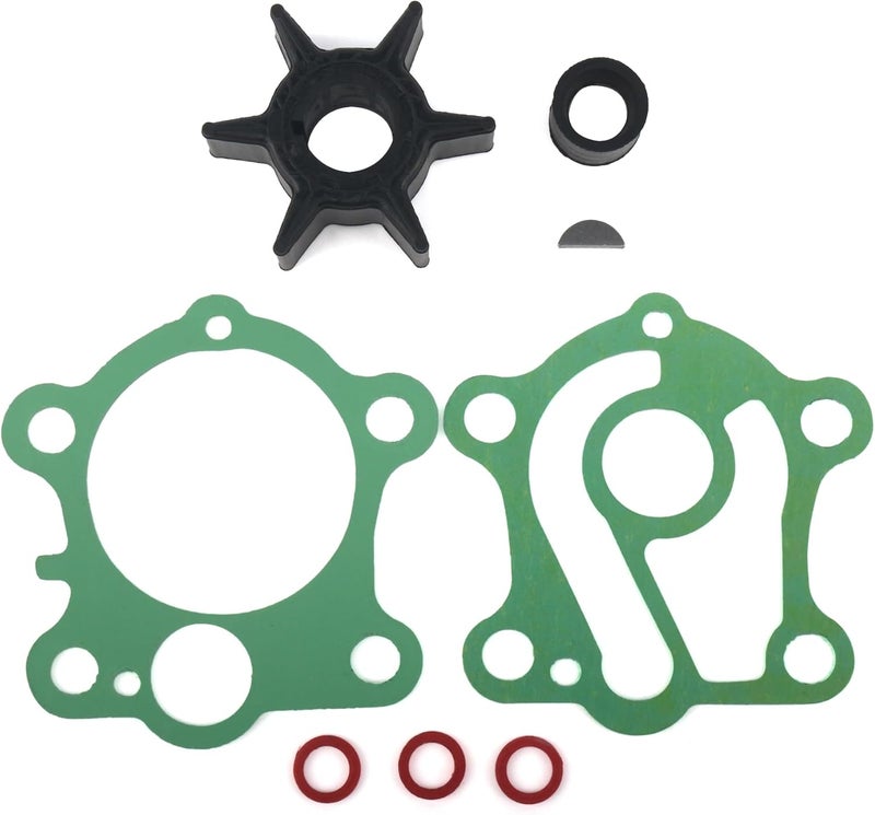 QUICKMARINE 6H4-44352 Marine Water Pump Impeller Service Kit fits Yamaha 2 Stroke 25-50 HP Boat Outboard Motor Replacement 6H4-44352-00 6H4-44352-01 Sierra 18-3068 - Image 5